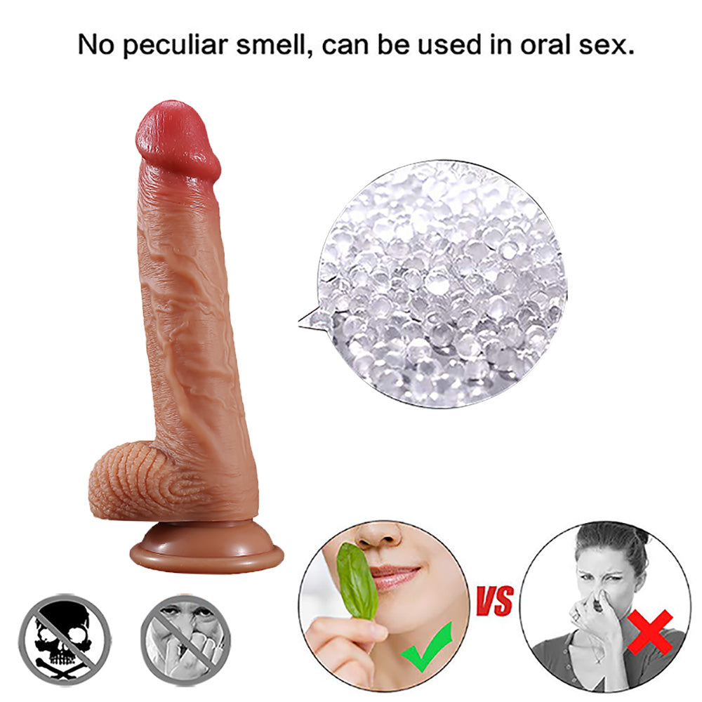 Classic Realistic Dildo 8in