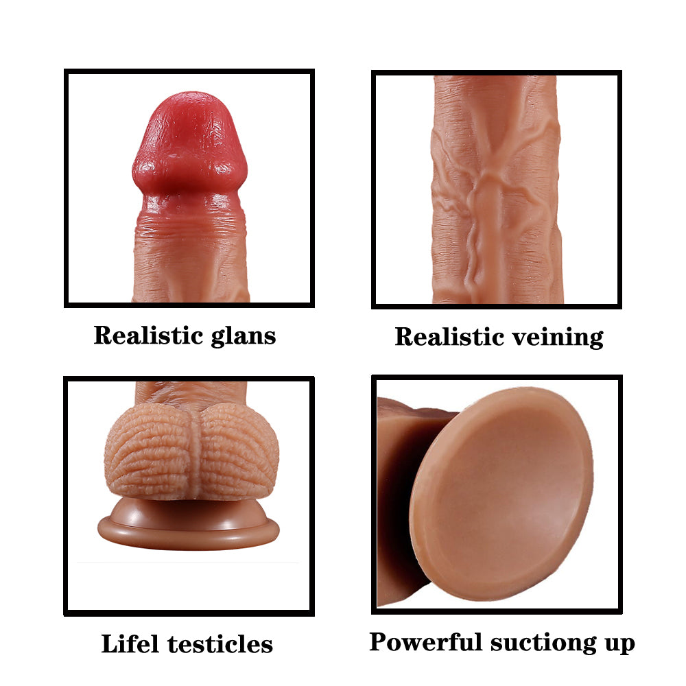 Classic Realistic Dildo 8in