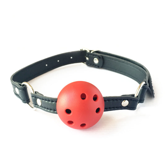 Bondage Faux Leather Ball Gag