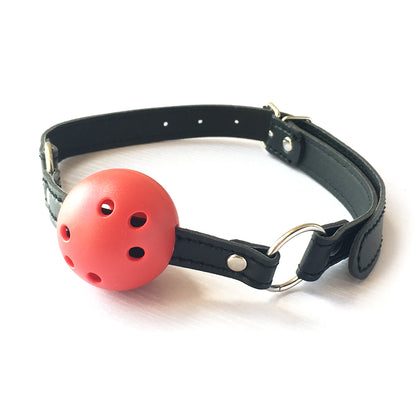 Bondage Faux Leather Ball Gag