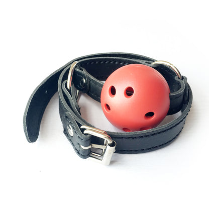 Bondage Faux Leather Ball Gag