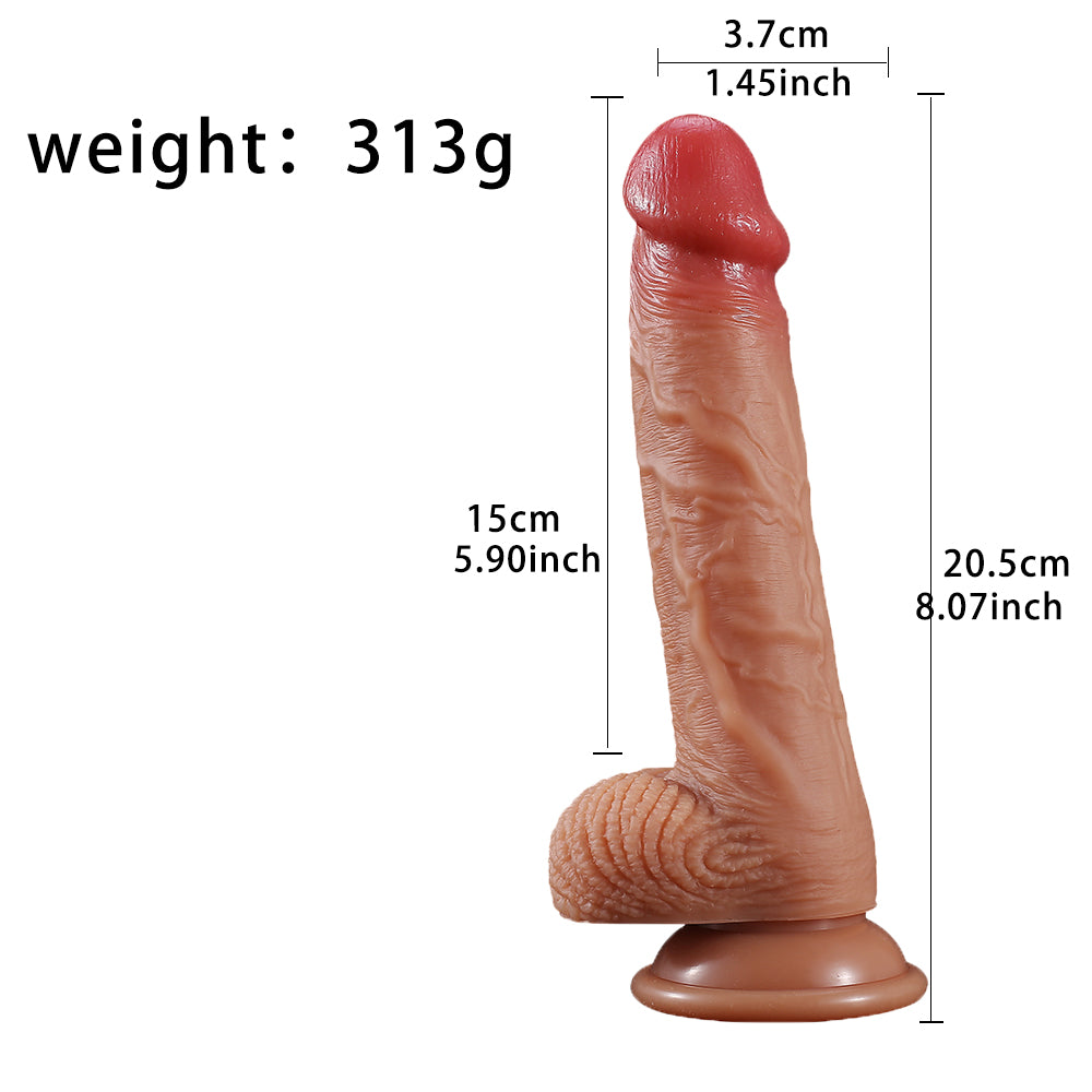 Classic Realistic Dildo 8in