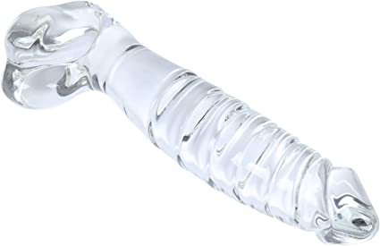 Realistic Clear Glass Penis Dildo