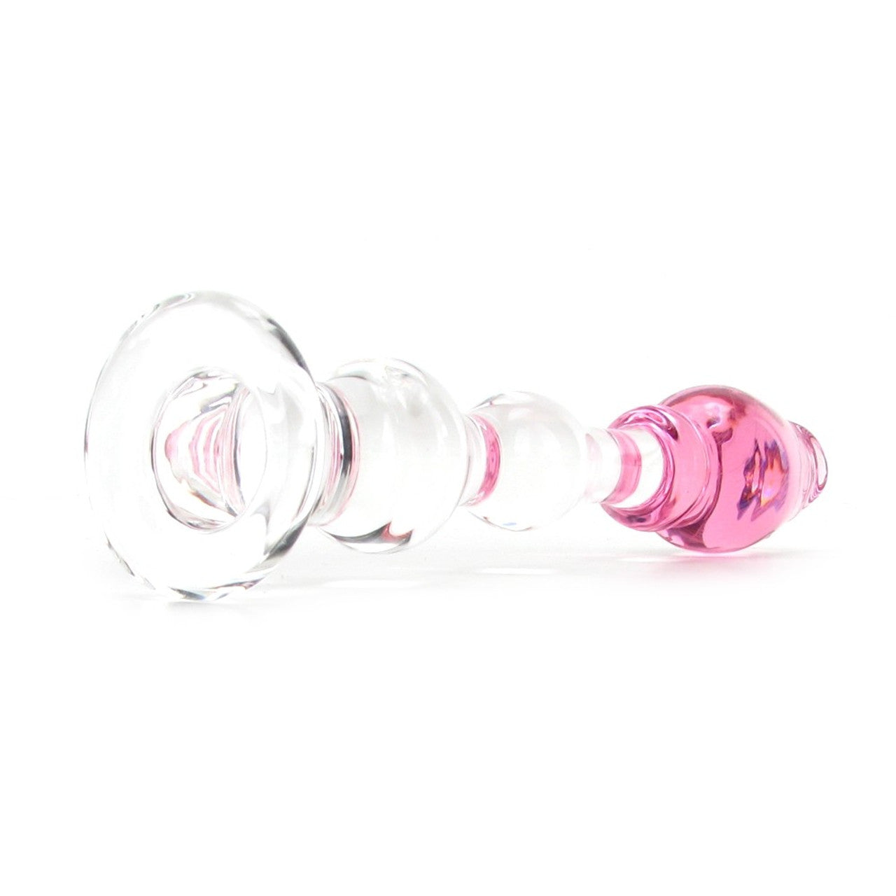 Rose Glass Anal Plug